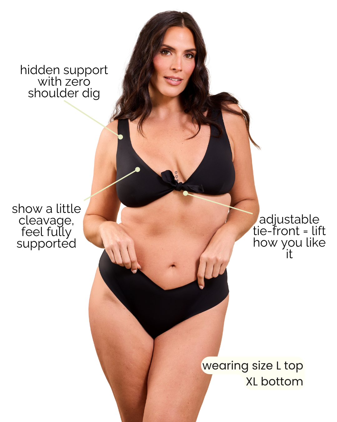 Westerly Tie-Front Bikini Top