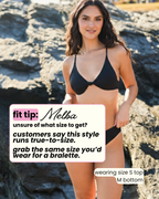 Melba Knot Front Adjustable Back Bikini Top