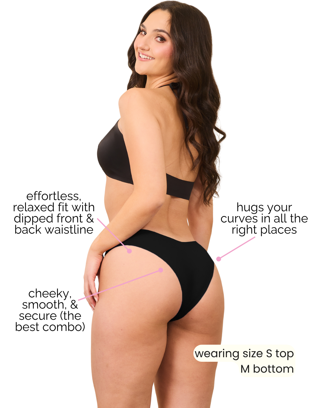 Merritt Dipped Cheeky Bikini Bottom