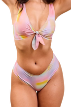 Jennings V-Cut High-Waisted Bikini Bottom