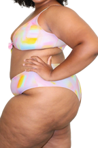 Jennings V-Cut High-Waisted Bikini Bottom
