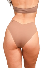 Jennings V-Cut High-Waisted Bikini Bottom