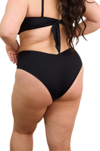 Jennings V-Cut High-Waisted Bikini Bottom